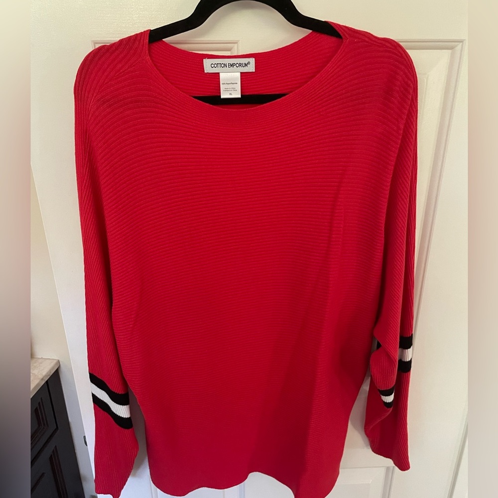 Red sweater